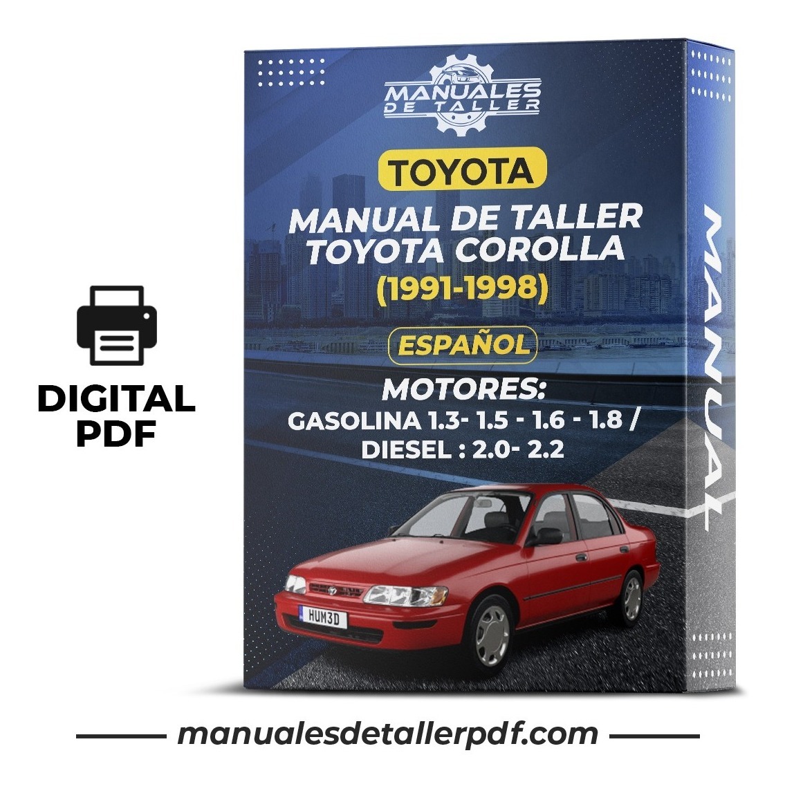 D_603829-MLC50716654046_072022-F.jpg Manual De Taller Toyota Corolla (1991-1998) Espa?ol - Image 1