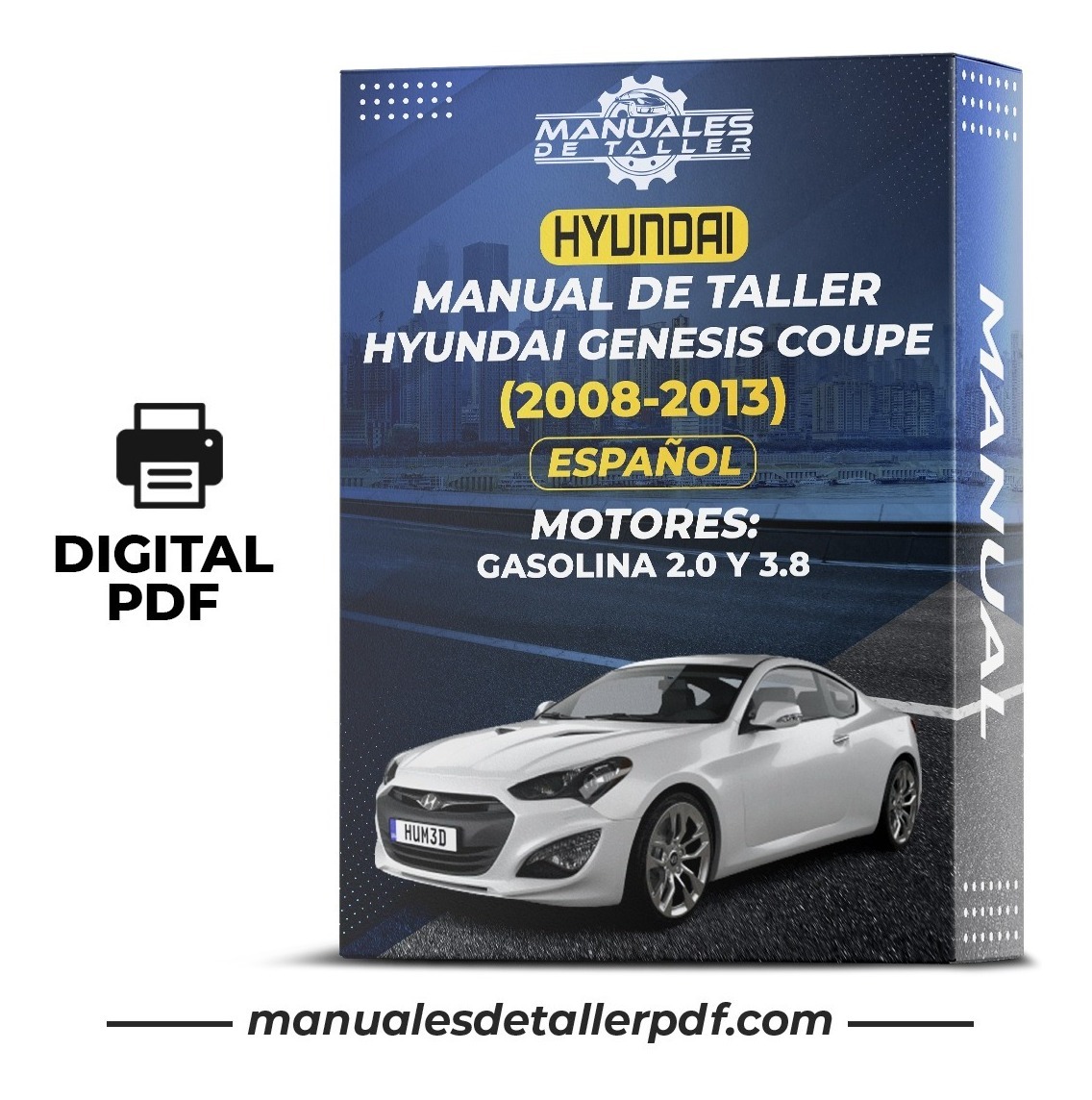 D_637886-MLC50774220907_072022-F.jpg Manual De Taller Hyundai Genesis Coupe (2008-2013) Español - Image 1