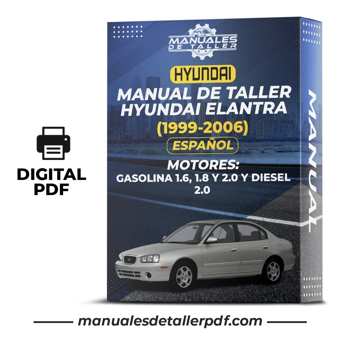 D_644917-MLC50774076107_072022-F.jpg Manual De Taller Hyundai Elantra (1999-2006) Español - Image 1