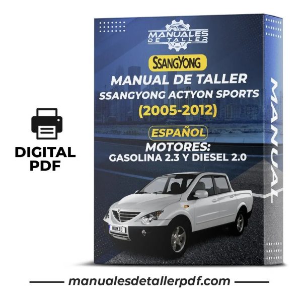 Manual De Taller Ssangyong Actyon Sports (2005-2012) Español