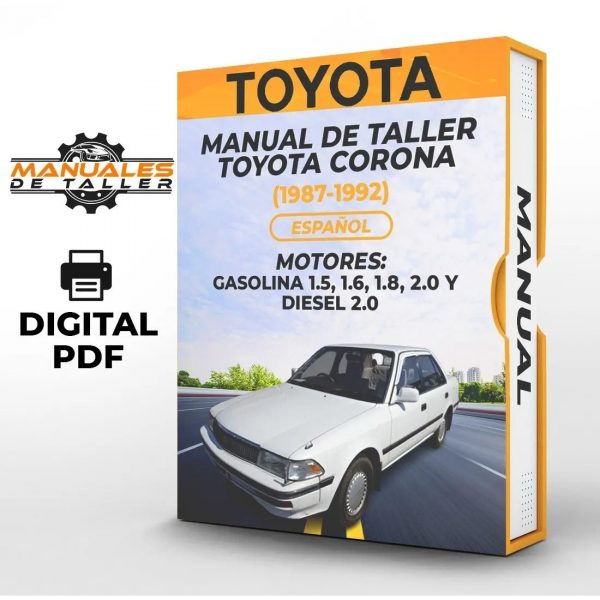 Manual De Taller Toyota Corona (1987-1992) Espa?ol