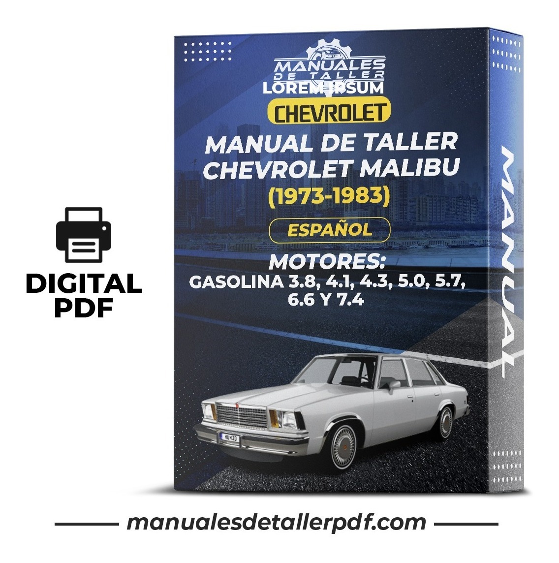 D_684659-MLC50668111936_072022-F.jpg Manual De Taller Chevrolet Malibu (1973-1983) Español - Image 1