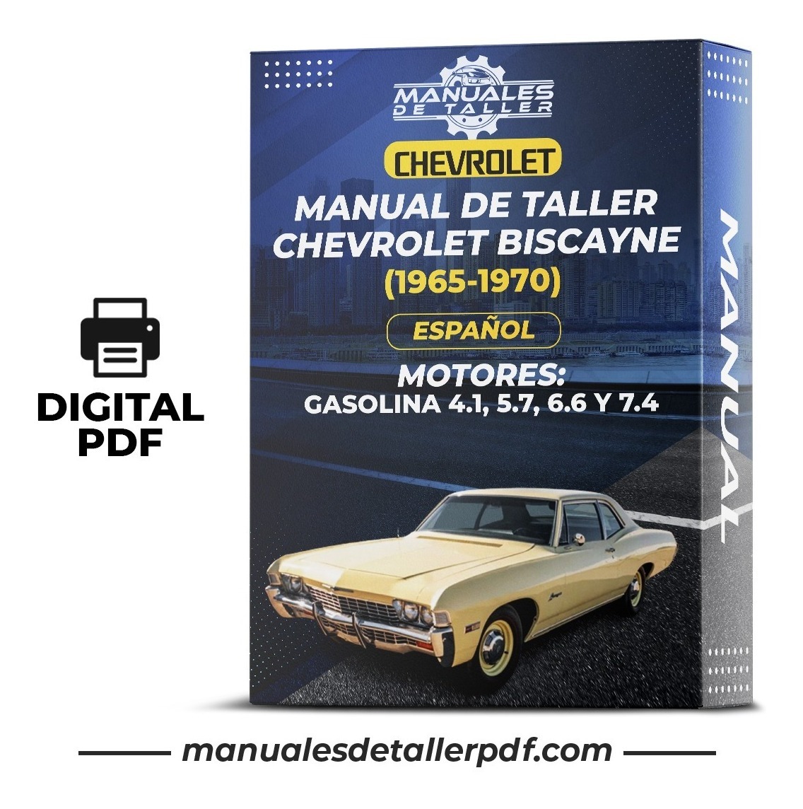 D_702705-MLC50668073318_072022-F.jpg Manual De Taller Chevrolet Biscayne (1965-1970) Español - Image 1