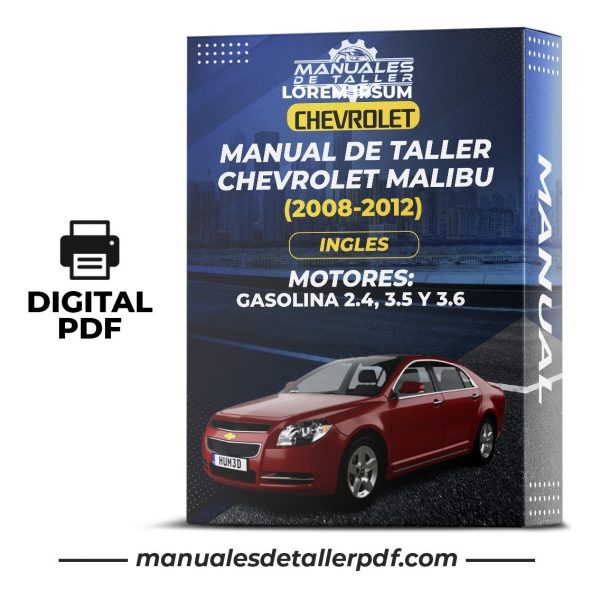 Manual De Taller Chevrolet Malibu (2008-2012) Ingles