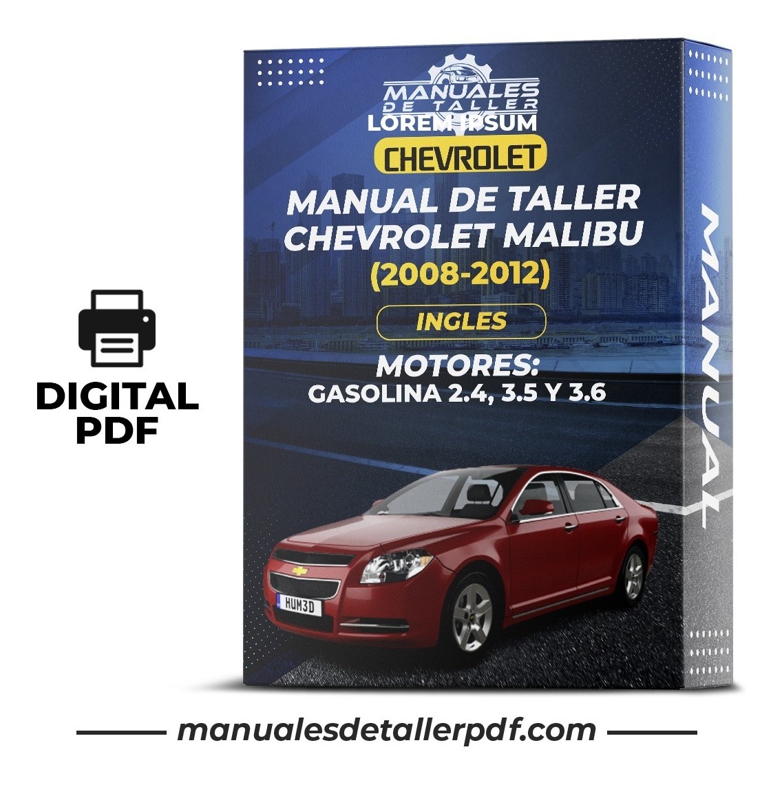 D_745350-MLC50668184800_072022-F.jpg Manual De Taller Chevrolet Malibu (2008-2012) Ingles - Image 1