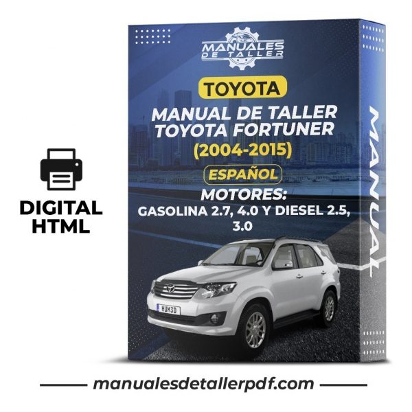 Manual De Taller Toyota Fortuner (2004-2015) Espa?ol