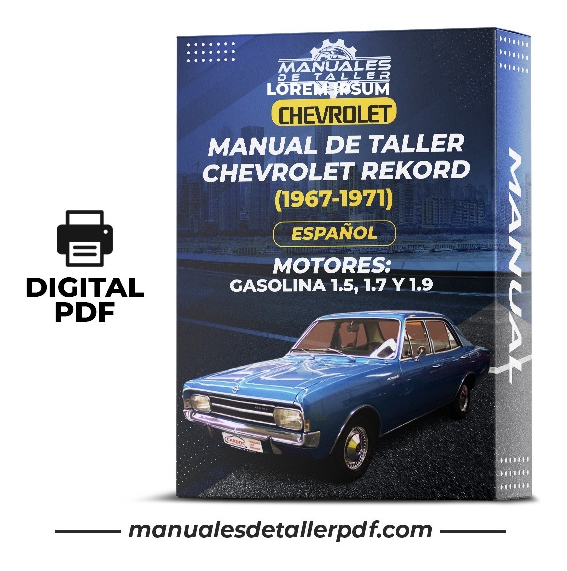 D_761847-MLC50668118558_072022-F.jpg Manual De Taller Chevrolet Rekord (1967-1971) Español - Image 1