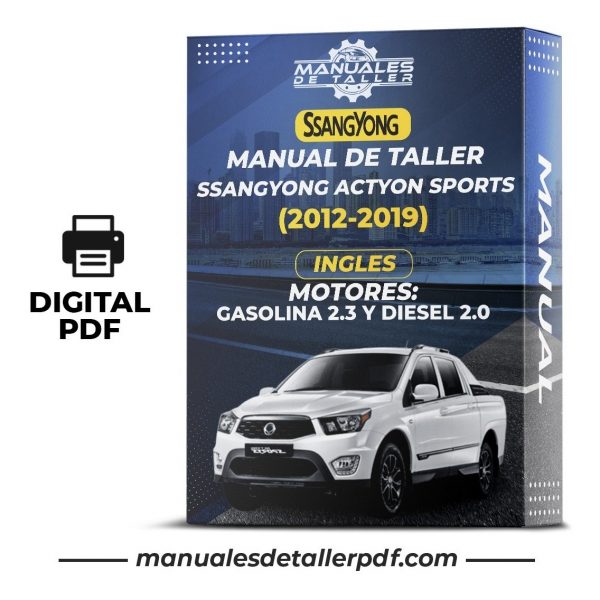 Manual De Taller Ssangyong Actyon Sports (2012-2019) Ingles