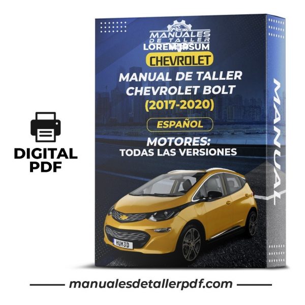 Manual De Taller Chevrolet Bolt (2017-2020) Español