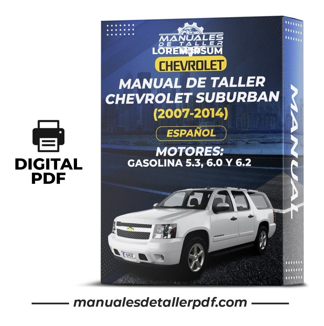 D_780412-MLC50668183942_072022-F.jpg Manual De Taller Chevrolet Suburban (2007-2014) Español - Image 1