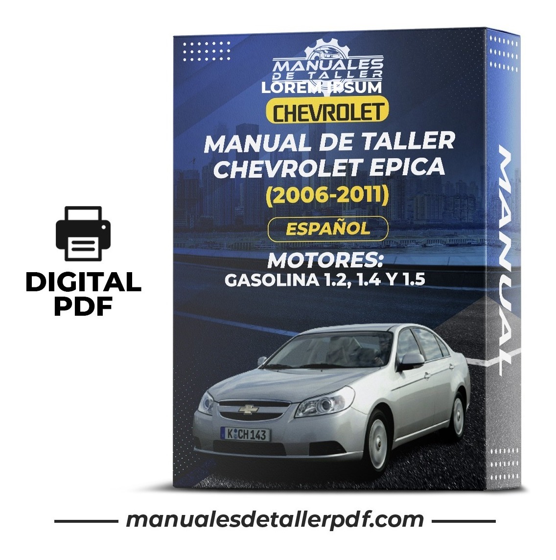 D_793386-MLC50668195784_072022-F.jpg Manual De Taller Chevrolet Epica (2006-2011) Español - Image 1