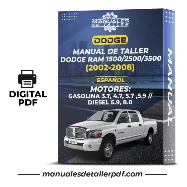 Manual Taller Dodge Ram 1500 2500 3500 2002-2008 En Español