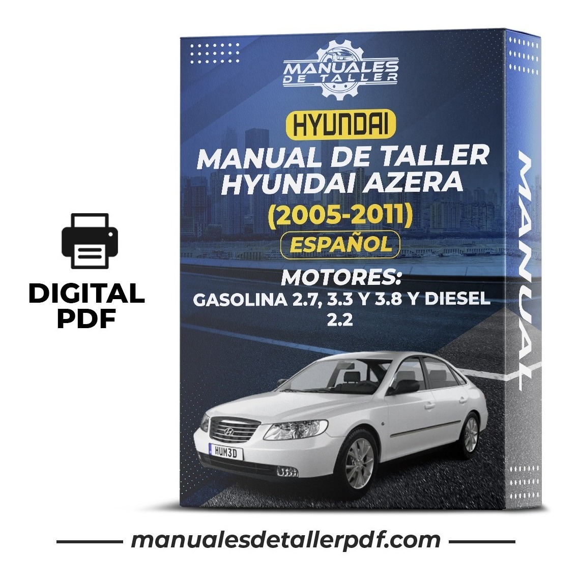 D_812730-MLC50774345060_072022-F.jpg Manual De Taller Hyundai Azera (2005-2011) Español - Image 1