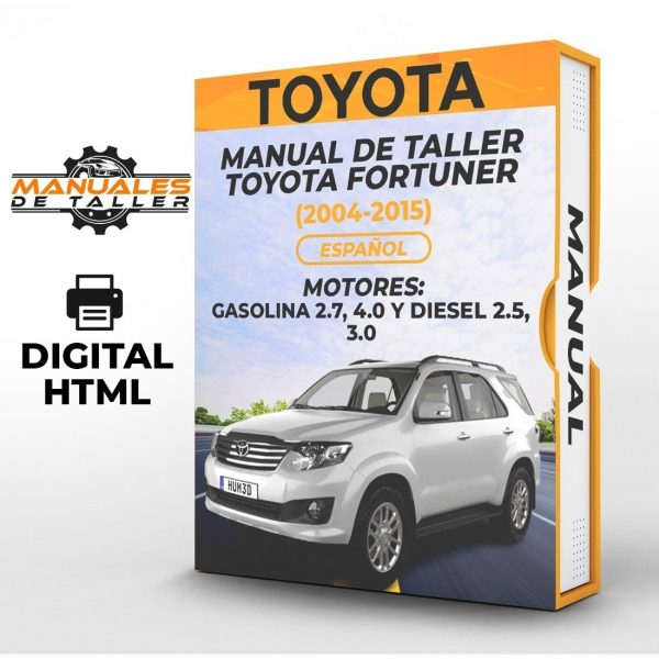 Manual De Taller Toyota Fortuner (2004-2015) Espa?ol
