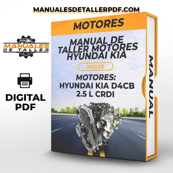 Manual De Taller Motores Hyundai Kia D4cb 2.5 L Crdi