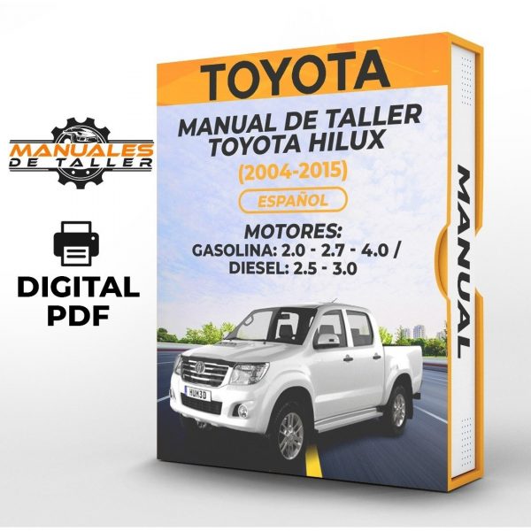 Manual De Taller Toyota Hilux (2004-2015) Espa?ol