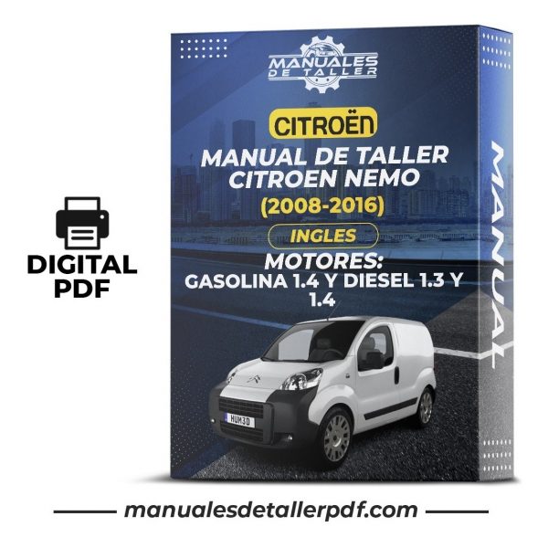 Manual De Taller Citroen Nemo (2008-2016) Ingles