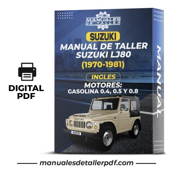 Manual De Taller Suzuki Lj80 (1970-1981) Ingles