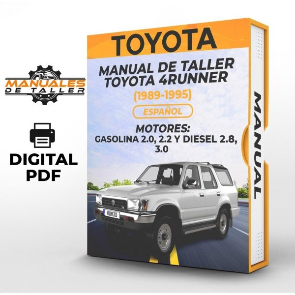 Manual De Taller Toyota 4runner (1989-1995) Espa?ol