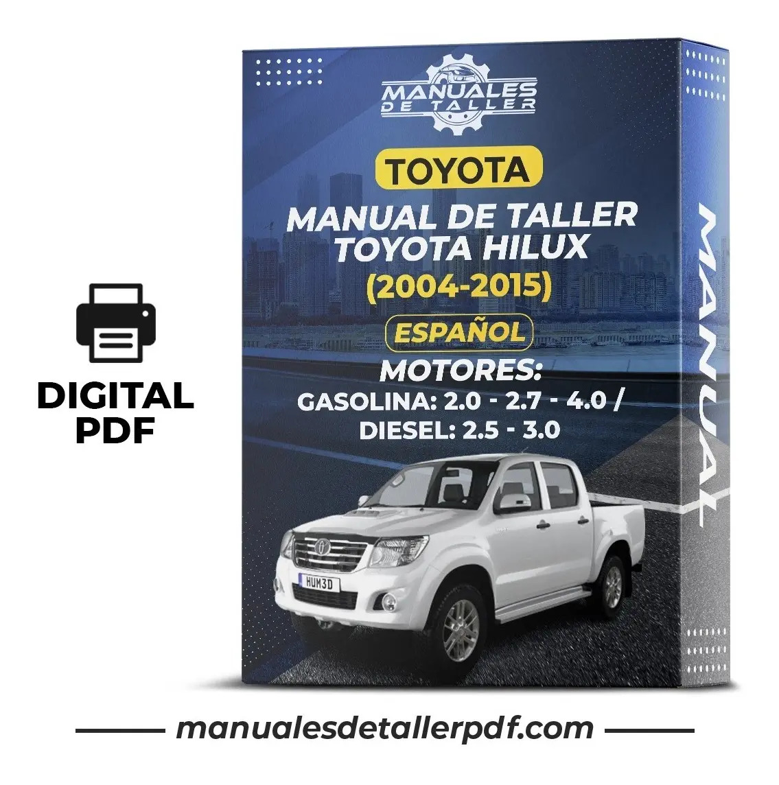 D_922535-MLC50716450960_072022-F.jpg Manual De Taller Toyota Hilux (2004-2015) Espa?ol - Image 1