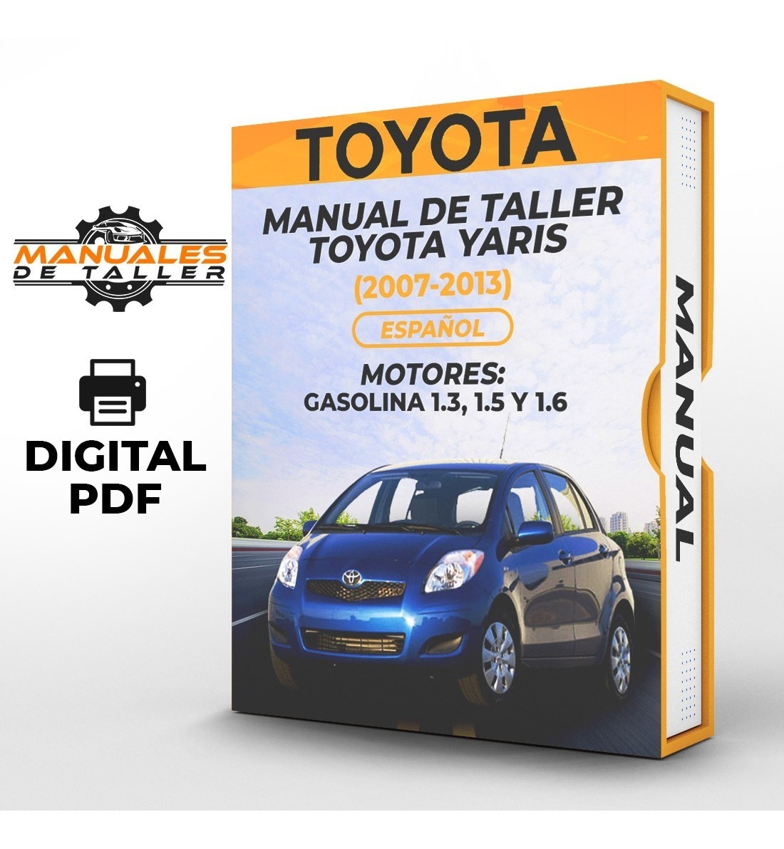 D_933234-MLC50937661166_072022-F.jpg Manual De Taller Toyota Yaris (2007-2013) Espa?ol - Image 1