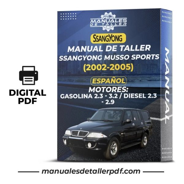 Manual De Taller Ssangyong Musso Sports (2002-2005) Español