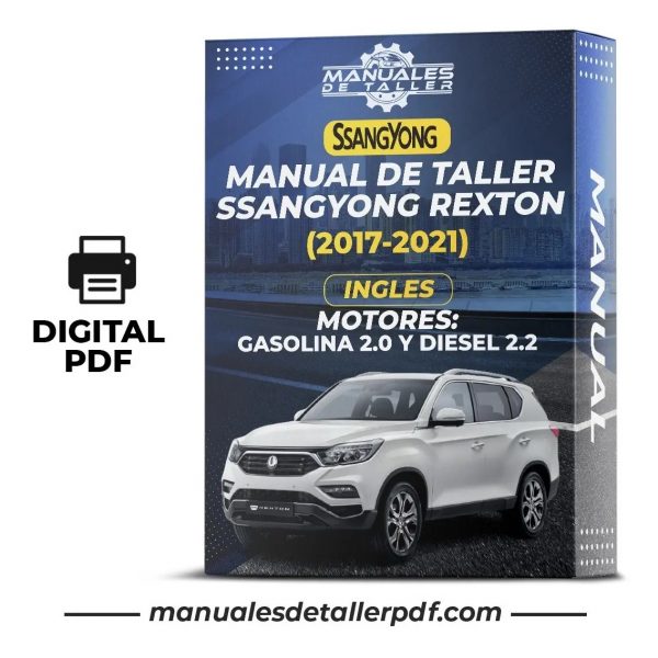 Manual De Taller Ssangyong Rexton (2017-2021) Ingles