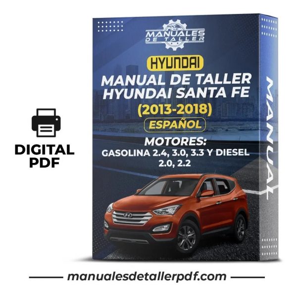 Manual De Taller Hyundai Santa Fe (2013-2018) Español