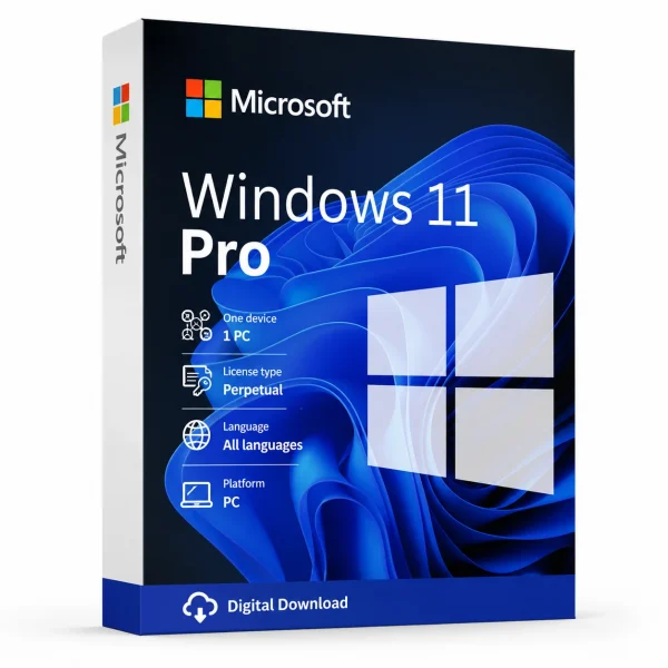 Original Microsoft Windows 11 Pro License Key – Genuine Activation Code for 1 PC