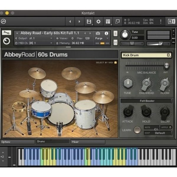 Abbey Road 60s Drums - Samples Kontakt
