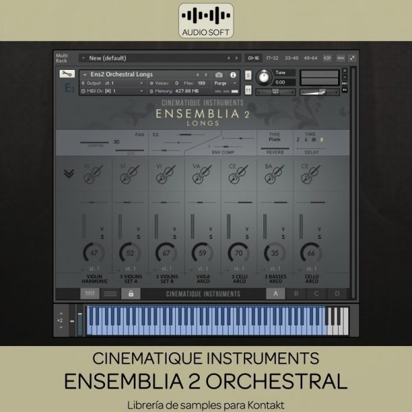 Cinematique Instruments Ensemblia 2 Orchestral Para Kontakt