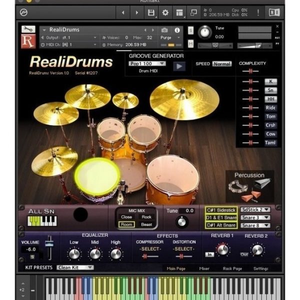 Realitone Realidrums - Samples Kontakt
