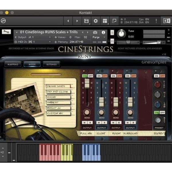 Cinesamples Cinestrings Runs - Samples Kontakt