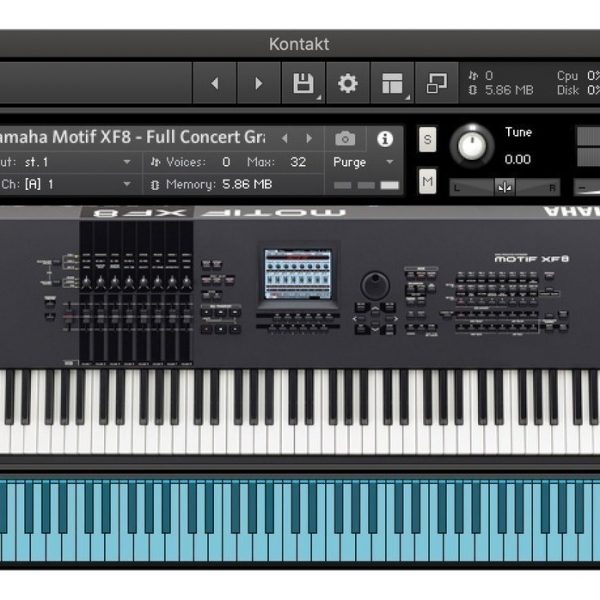 Yamaha Motif Xf8 Full Concert Grand Piano - Samples Kontakt