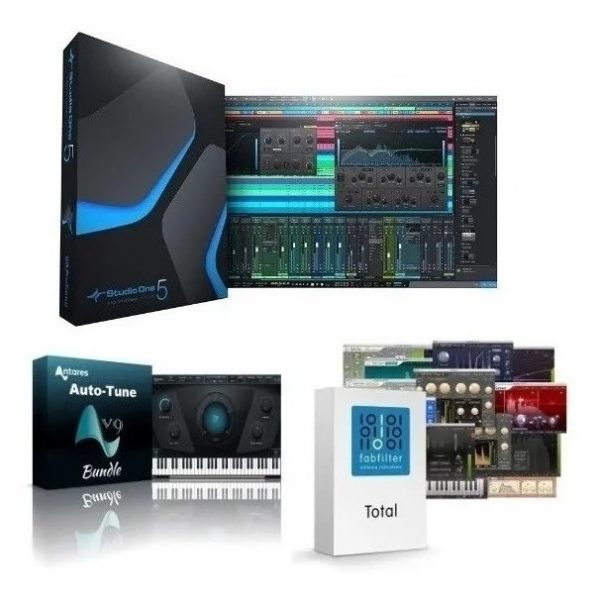 Studio One 5 Pro+ Autotune 9+ Fabfilter/ Win/ Videotutorial