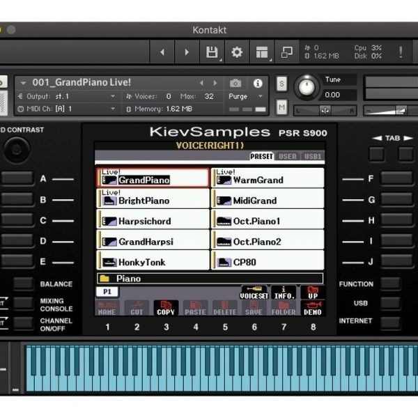Yamaha Psr-s900 Workstation - Samples Kontakt