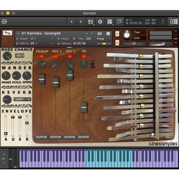 Cinesamples Kalimba - Samples Kontakt