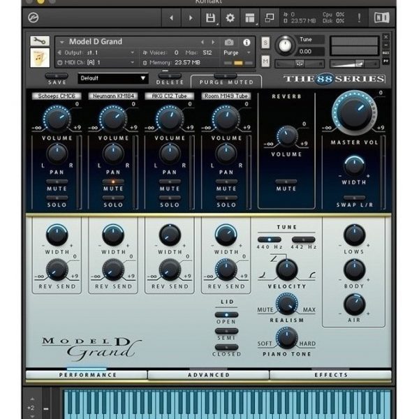 Chocolate Audio The 88 Series Model D Grand - Para Kontakt