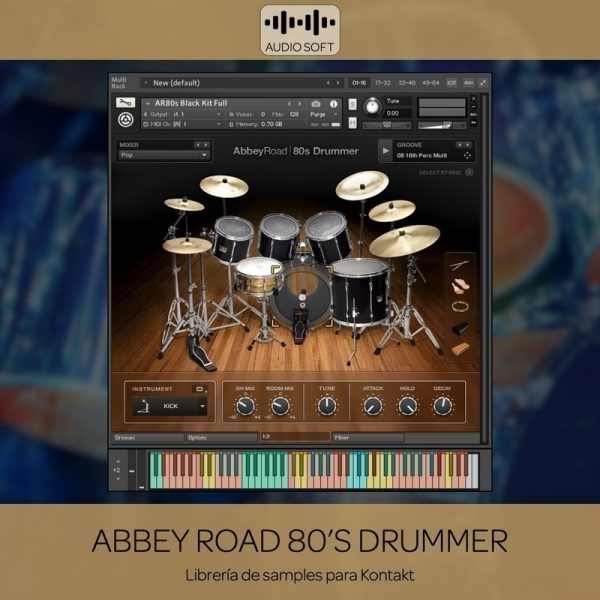 Librerias Kontakt - Abbey Road 80s Drummer