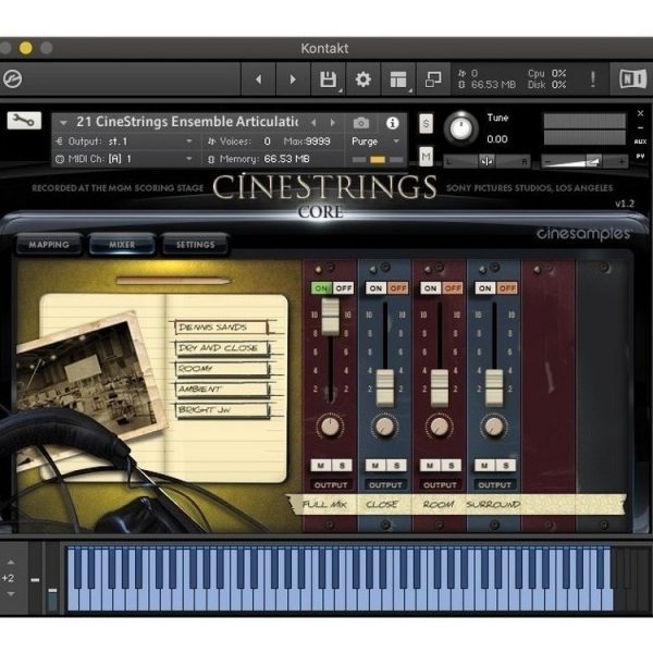 Cinesamples Cinestrings Core - Samples Kontakt