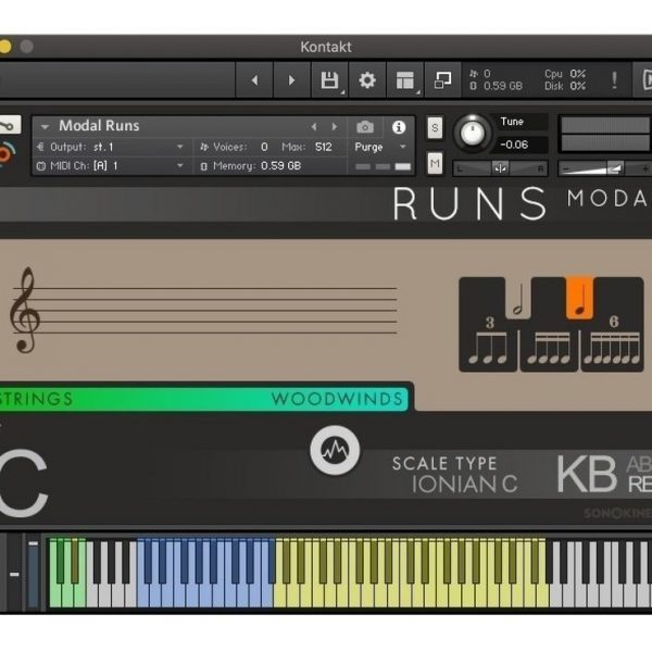 Sonokinetic Modal Runs - Samples Kontakt