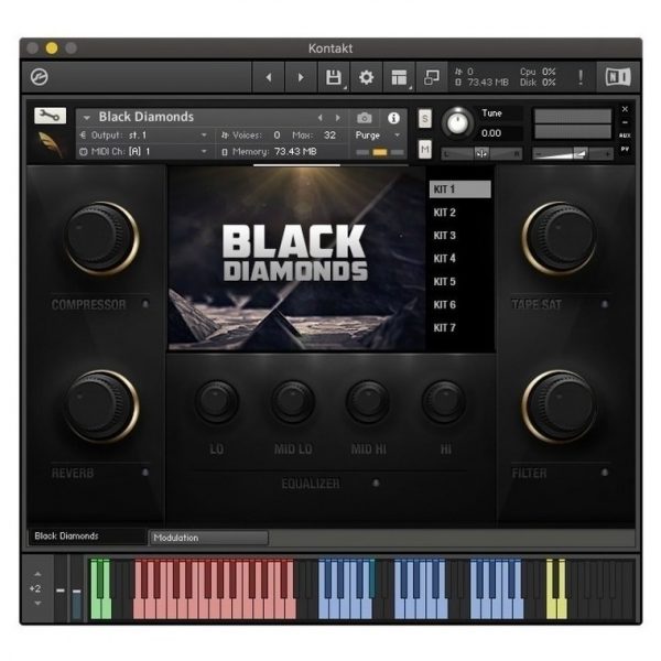 Delicate Beats Black Diamonds - Samples Kontakt
