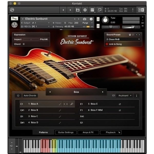 Session Guitarist Electric Sunburst - Samples Kontakt