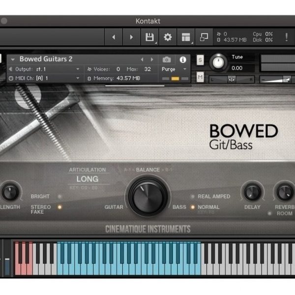 Cinematique Instruments Bowed Guitars And Bass 2 - Kontakt