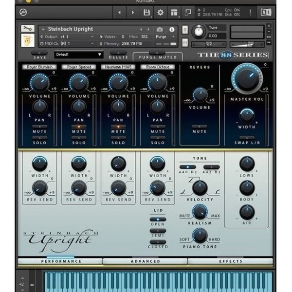 Chocolate Audio The 88 Series Steinbach Upright - Kontakt