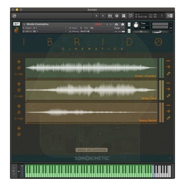 Sonokinetic Ibrido Cinematica - Samples Kontakt