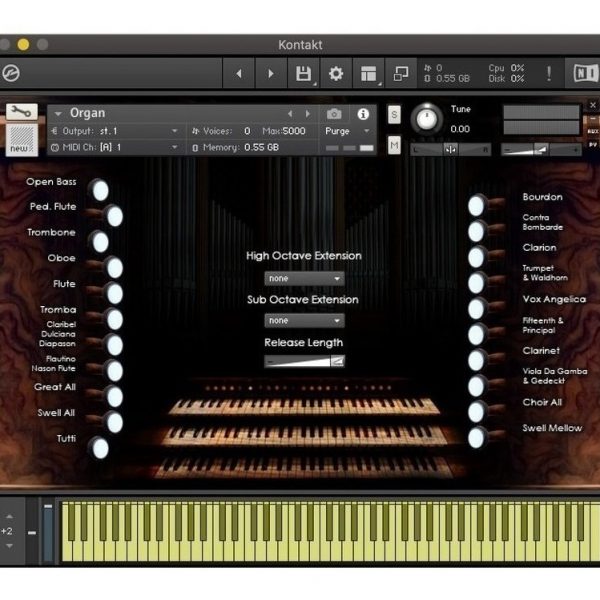 Aria Sounds Pipe Organ - Samples Kontakt