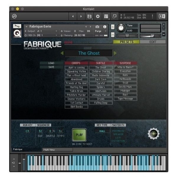 Cinematique Instruments Fabrique - Samples Kontakt