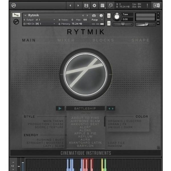 Cinematique Instruments Rytmik - Samples Kontakt