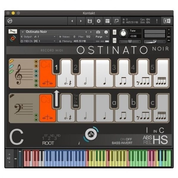 Sonokinetic Ostinato Noir - Samples Kontakt